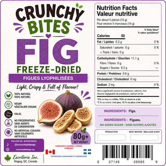 Freeze-Dried Fig / Figues Lyophilisées