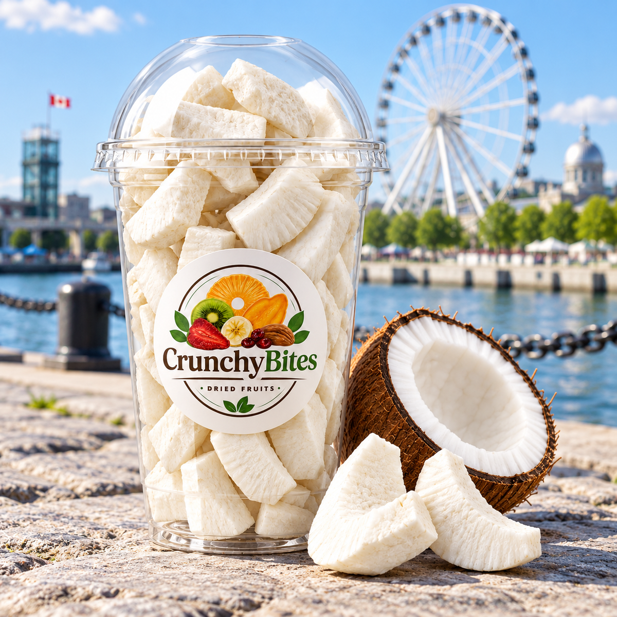 Freeze-Dried Coconut / Noix de coco lyophilisée