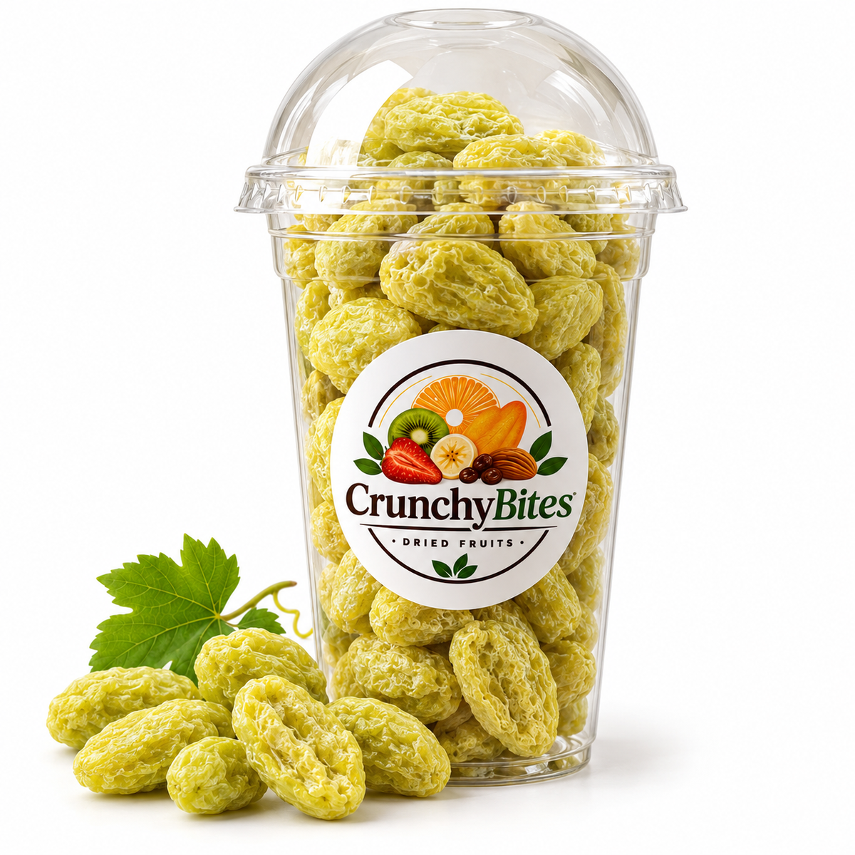 Freeze-Dried Green Grapes / Raisins verts lyophilisés