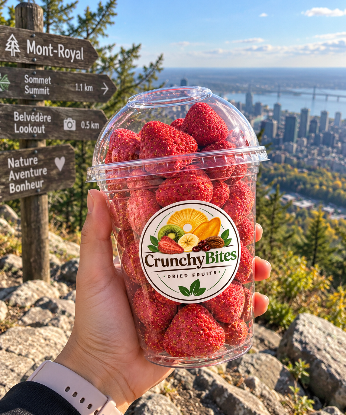 Freeze-Dried Strawberries / Fraises lyophilisées
